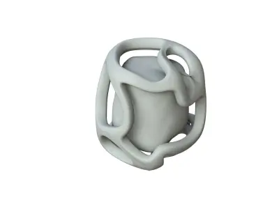 SciFi Shape Object Low Poly Low-poly 3D model 37