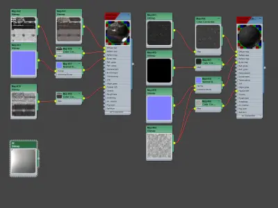 floor door hatch and trim pieces 3D model