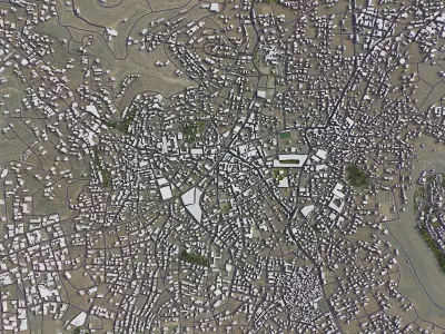 Ramallah Low-poly 3D model