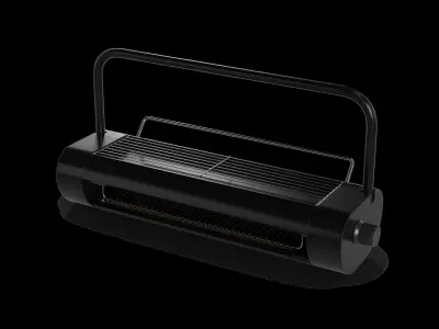 Grilling and BBQ utensils BBQ Grill Light 3D model