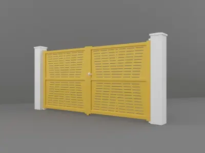 Outdoor Gate  3D model