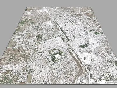 Cityscape Kayseri Turkey 3D model