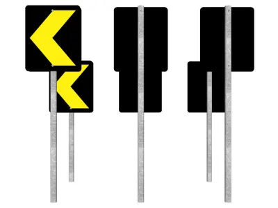 Chevron marker - Alignment marker plate 3D model