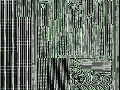 Gate-8 ornate wrought iron gate 3D model