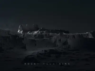 Rocky Mountains 3D model
