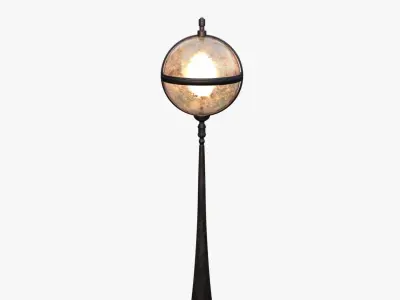 Outdoor Light 0001  Low-poly 3D model