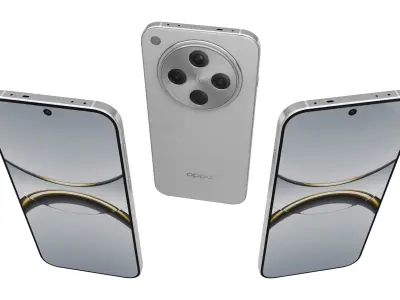 Oppo Find X8 Floating Light White 3D model