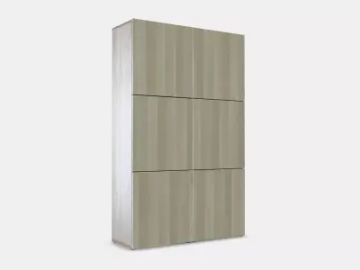 BESTA Storage combination with doors 62 Low-poly 3D model