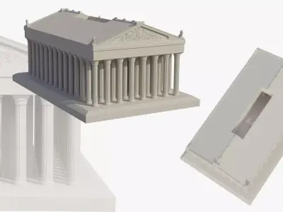 Temple of Artemis 3D print model