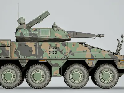  Skyranger 30 Air Defence Tower System NATO Camo PBR 