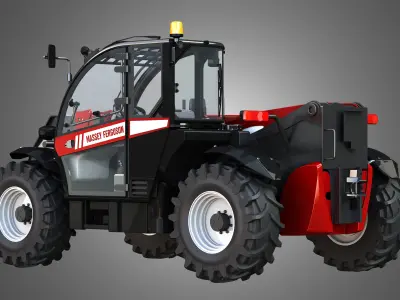 Massey Ferguson Telehandler - 9407S 3D model