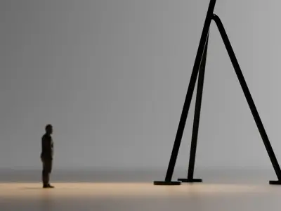 Grasshopper Floor Lamp 3D model 3D model
