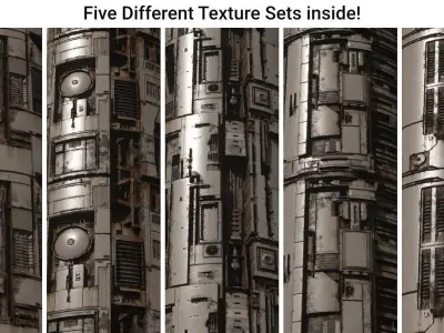Industrial Guts Displacement Pack Texture