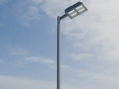 LED Floodlight for Court 3D model