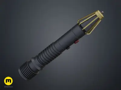 Luminara Unduli lightsaber 3D print model