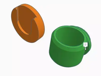 16mmx100mm Test Tube Holder for windows Free 3D print model