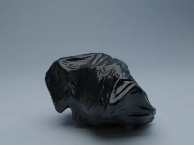 Trashbag - Medium Low-poly 3D model