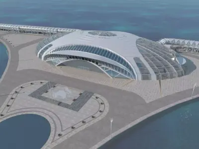 Shanghai Wusongkou International Cruise Terminal 3D model
