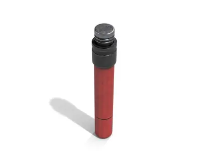 FalschFeuer pen with handle Low-poly 3D model