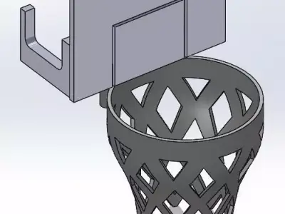 Trashcan Basketball Net 3D print model