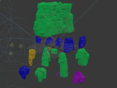 Rock Collection formation 3D model