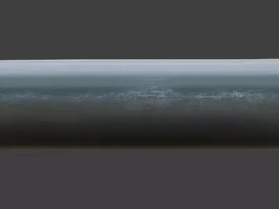 Urban Fallen Column 3D Model Low-poly 3D model