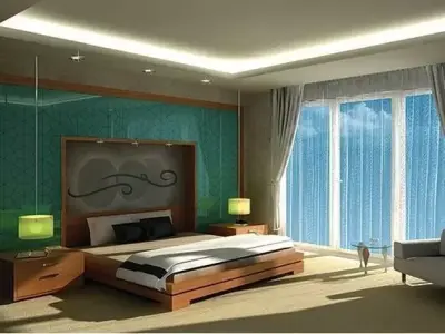 hotel room 3D model 2
