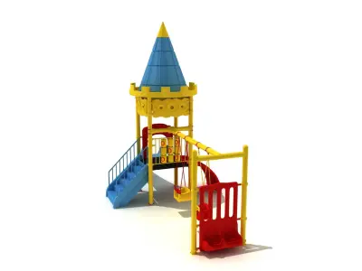  Polythene Kid Playpen 052 3D model