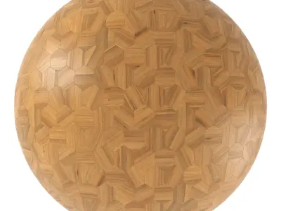 Parquet - Laminate - Wooden floor 3D model 6