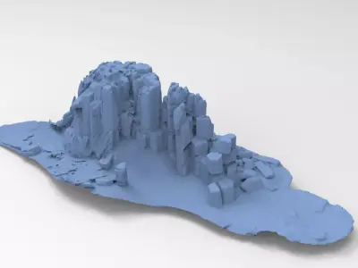 folklore rocks 1 3D model