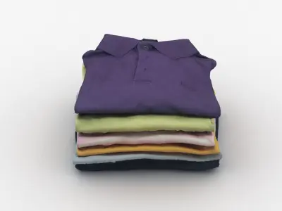 Polo Shirts 3D model