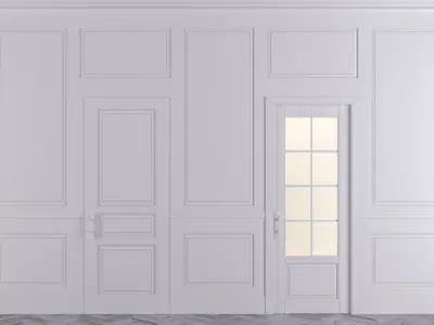 Decor Molding for Walls Doors 3D model