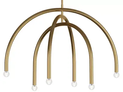 Arc Chandelier 3D Model 3D model
