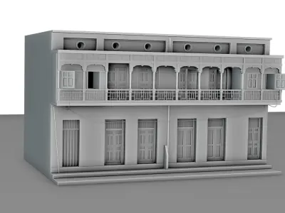 Lahore Realistic Building 3D model