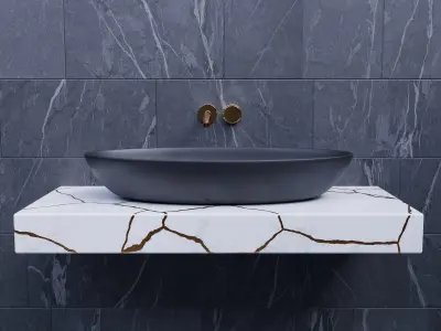 Modern Sink Cabinets Free 3D model