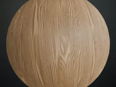 Fine-Grained Natural Pine PBR Texture