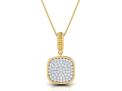 Floral Pendant 3D print model