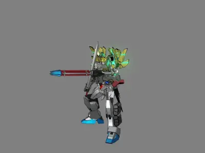 Attacker Gundam 23 3D model