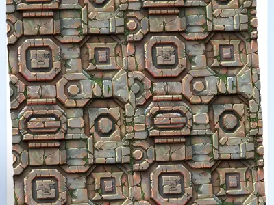 Stylized Wall Seamless Texture Texture