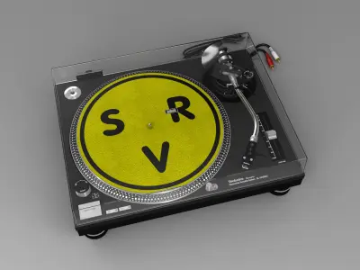  Technics SL-1210MK2 (Rigged) 