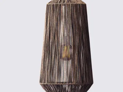 Lamp barrel big rope n2 3D model