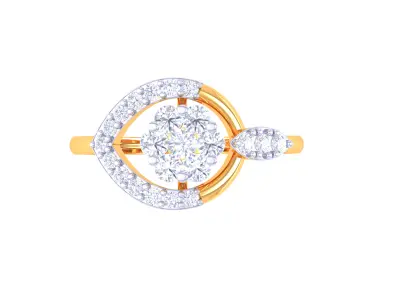 Women Ring  Render 3dm STL OBJ FBX Details 3D print model 161