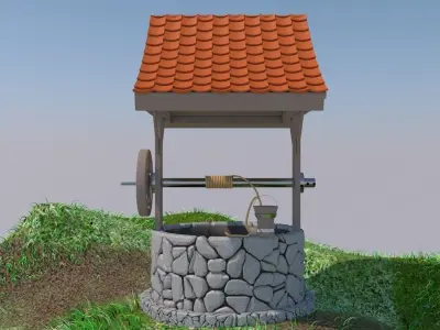 Water WellMedieval Water Well 3D 3D model 3D model