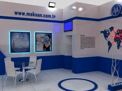 Mak Exhibit Fair Stand 3D model