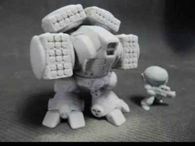 CHIBI-TECH SD - MML-18 ML POD 3D print model