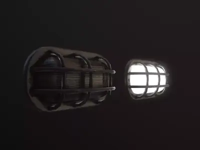 light props 1 Low-poly 3D model