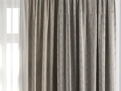 Curtain Set 27 3D model