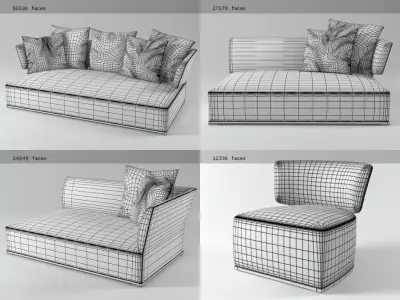 Amoenus sofa 3D model