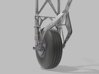  DC-3 Main Landing Gear and Propeller SC 