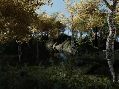 Forest Scene 2 3D model